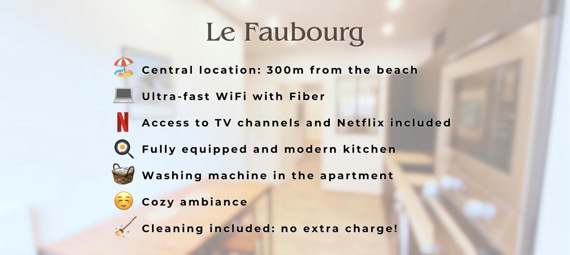 Le Faubourg Dieppe Bagian luar foto